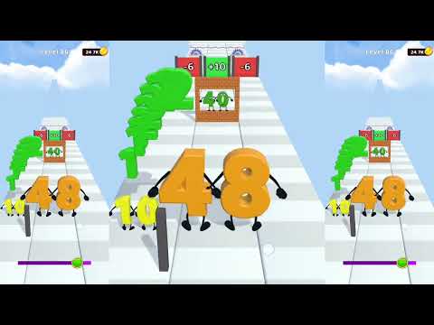Scale Number Runner - these numbers are so different in race of numbers on the way
