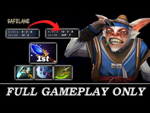 Safelane Meepo From Zero to GOD with First Item Aghanim Scepter- Full Gameplay Meepo #179