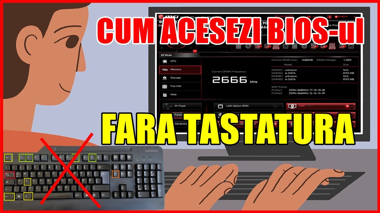 Cum Intri in BIOS Fara Tastatura (Daca Nu Stii Ce Tasta Te Duce In BIOS)