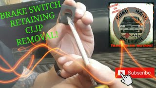 1988-1998 CHEVROLET/GMC BRAKE LIGHT SWITCH RETAINING CLIP REMOVAL