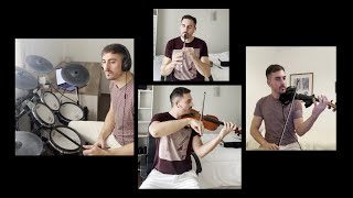 The Corrs - Love Gives Love Takes cover - violin, Tin Whistle, Accordion &amp; Drums