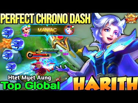 HARITH BEST BUILD IN 2021 | TOP GLOBAL HARITH Htet Myet Aung - MOBILE LEGENDS