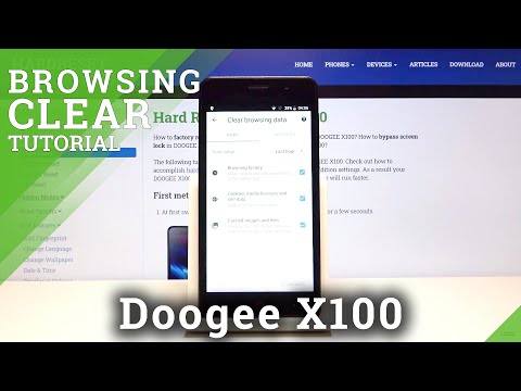 How to Clear Browser Data on DOOGEE X100 - Delete Browser History