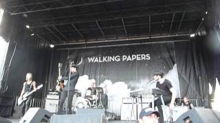 Walking Papers "Two Tickets and A Room" Uproar Festival, Scranton, PA 8/9/13 live concert