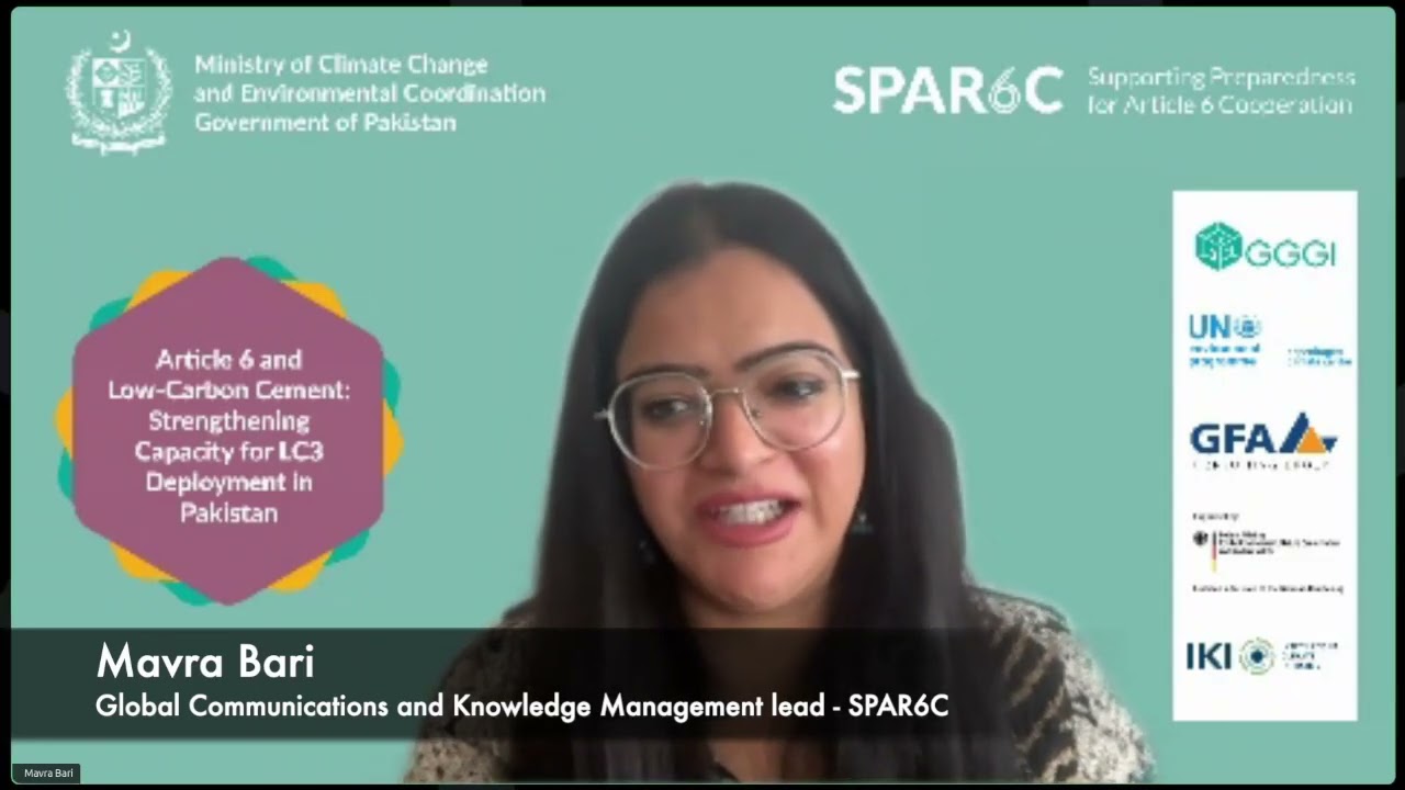 Article 6 and Low-Carbon Cement: Strengthening Capacity for LC3 Deployment in Pakistan