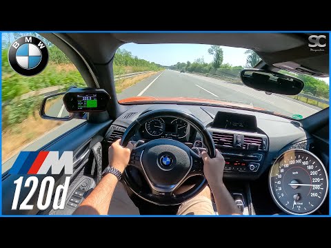 Thumbnail for 2014 BMW 120d F20 M-Paket KW V2 [2.0 | 181HP] - POV Autobahn Top Speed Drive by GAZ, orange, BMW, video, Car, vide