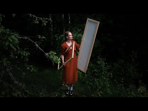 I built fabric cupboard doors for my forest cabin (Story 82)