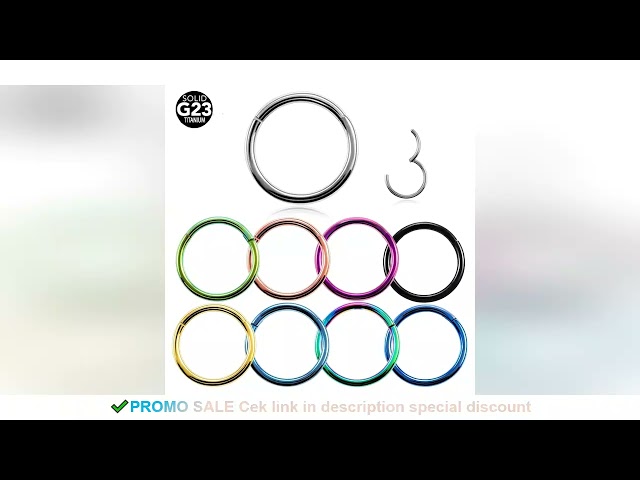 Vídeo relacionado con Teegxddy Juego de Piercing de 50 Piezas Cuerpo de Acero quirúrgico Piercing Stud Barbell para ceja Lengua Nariz Oreja Pezón Pezones Ceja Hélice Trago Cartílago Anillo Unisex