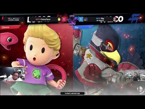 Flynn's Arcade 039 Losers Semis - ChocoTaco (Lucas) Vs. Flip (Falco) SSBU ULTIMATE