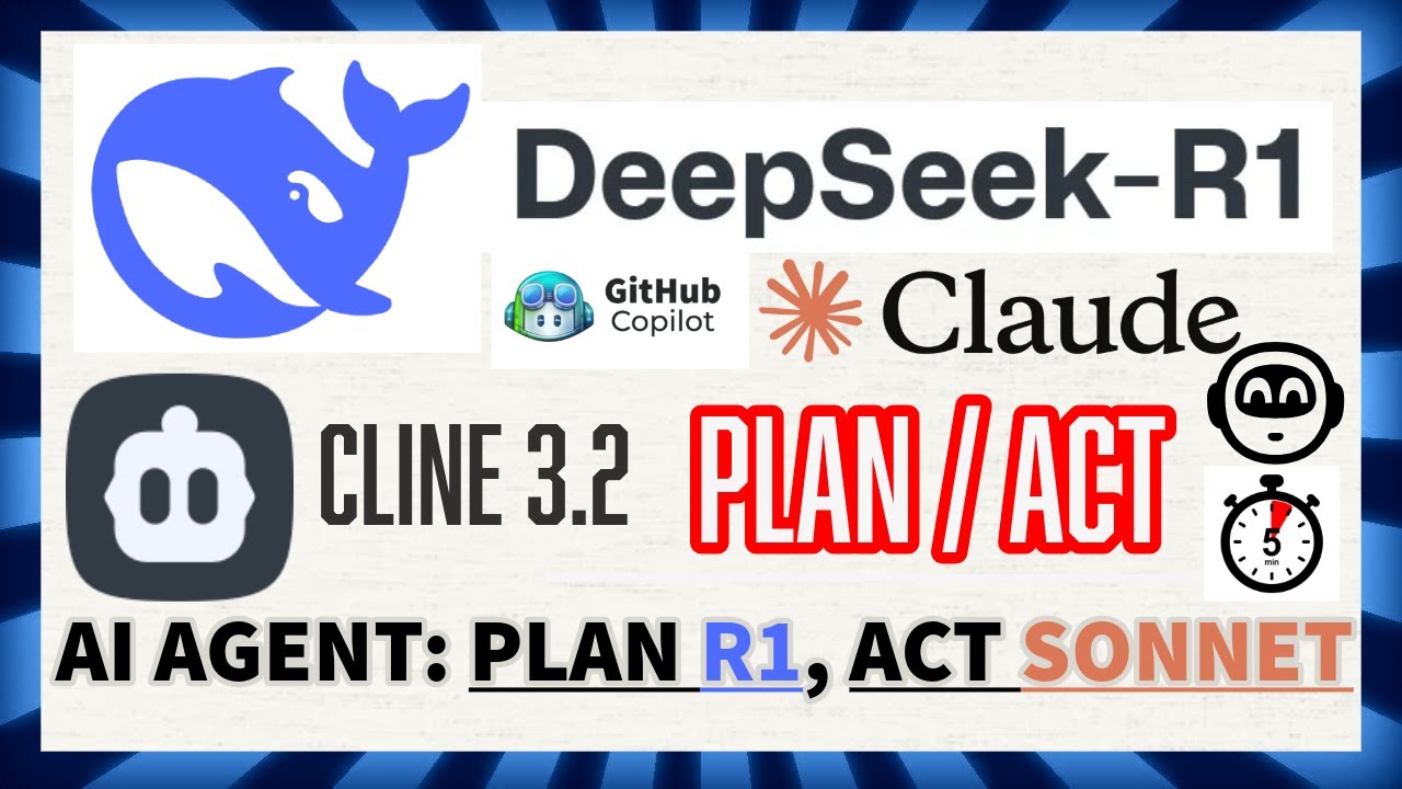 AI CODING SUPER IDE: DeepSeek R1+ Claude Sonnet multi LLM. Cline 3.2 Plan Act! 100x! Cost-Saving 97%