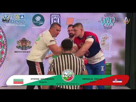 Stoyan Golemanov vs Nemanja Grujic | Up to 100 kg | XLVI WORLD ARMWRESTLING CHAMPIONSHIP | 2025