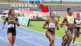 Elaine Thompson Beats Shericka Jackson in 100m At Jamaica Trials 2022..