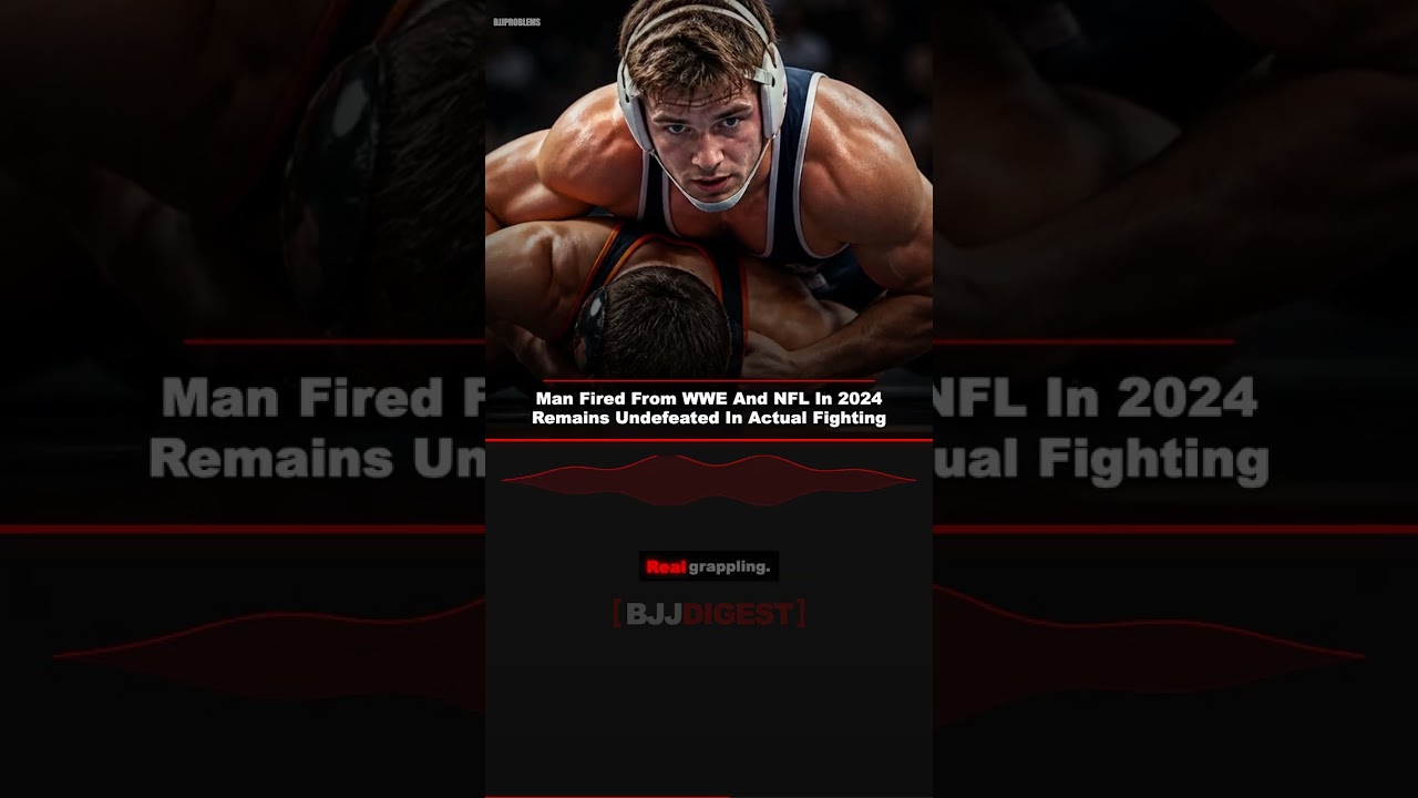 Fired From WWE & NFL, Undefeated in Real Fighting #Shorts