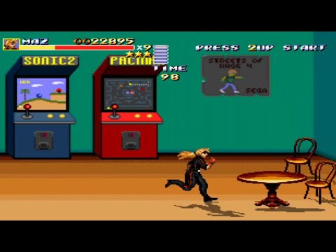 Streets of rage remake mod - The New Aliance - Axel History（Maz/Mania) Play through part01 