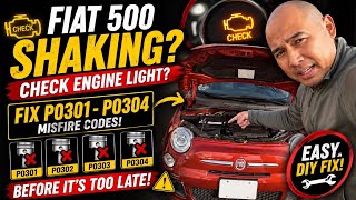Fiat 500 - How to Troubleshoot & Fix/Repair P0301,P0302,P0303 & P0304 Check Engine Light Error Code