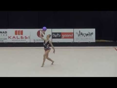 Carmen Marii Aesma ball Eesti MV 2016 junior all around