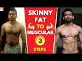 SKINNY FAT से MUSCULAR बस 3 STEPS में Fit Tuber Hindi