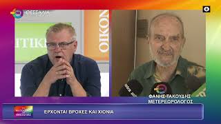 ΕΡΧΟΝΤΑΙ ΒΡΟΧΕΣ ΚΑΙ ΧΙΟΝΙΑ ΦΑΝΗΣ ΤΑΚΟΥΔΗΣ 01 10 2025