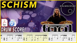 Schism - Tool | DRUM SCORE Sheet Music | #269 DRUMSCRIBE