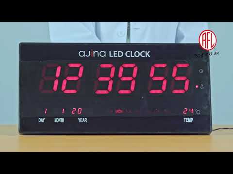 Ajina Motion LED Digital Wall Clock | RFL | Tutorial Video
