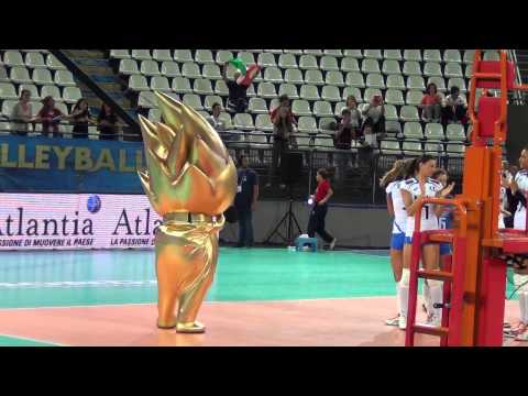 #FIVBWomensWCH -  L'Italia entra in campo contro la Tunisia