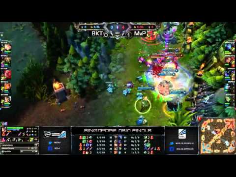 MvP vs BKT game 2 IEM Singapore LoL Asia Online Finals