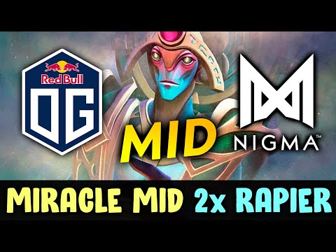 OG vs Nigma — 2x RAPIER vs Miracle MID, Topson Oracle