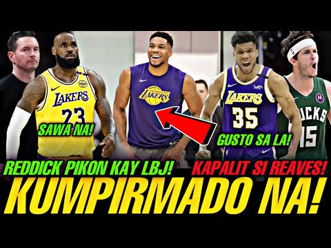 YARE NA! LAKERS HANDA NG IBIGAY SI AUSTIN REAVES PARA KAY GIANNIS! LEBRON AT JJ REDDICK MAY ALITAN!