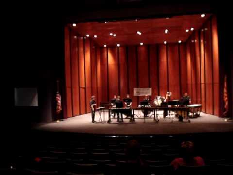 overture for percusstion ensamble, part 2. Paradise Valley High School Quartet at AZPAS competition