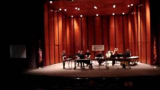 overture for percusstion ensamble, part 2. Paradise Valley High School Quartet at AZPAS competition