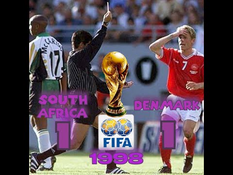 South Africa v Denmark[1-1]Group C|1998 FIFA World Cup|#highlights #football #worldcup #soccer #fifa