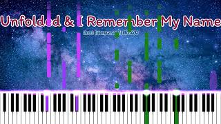 Unfolded & I Remember My Name | Piano with Sheet PDF + MIDI/Mp3