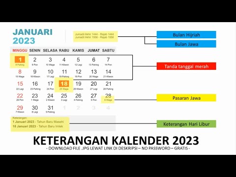 Descargar Kalender 2022 Lengkap Dengan Peringatan Hari Besar Hari Jawa
