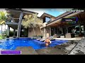 Jumping Into The Pool In A Bathing Suit