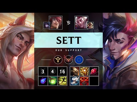 Sett Support vs Rakan - EUW Grandmaster Patch 25.15