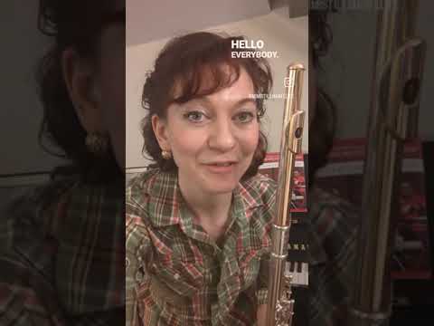 Tip: How much pressure to use with the flute on your face - from Julius Baker by Mimi Stillman