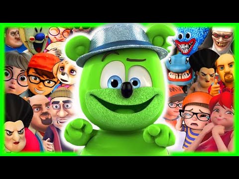 Siren Head vs Hulk Tani and Nick vs MissT - Scary Teacher - Gummy Bear Song (COVER)