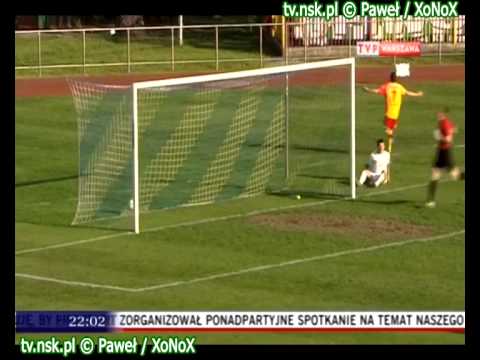 tv.nsk.pl 2012-05-26 Znicz Pruszków - Okocimski KS Brzesko  2-0 (1-0) bramki relacja