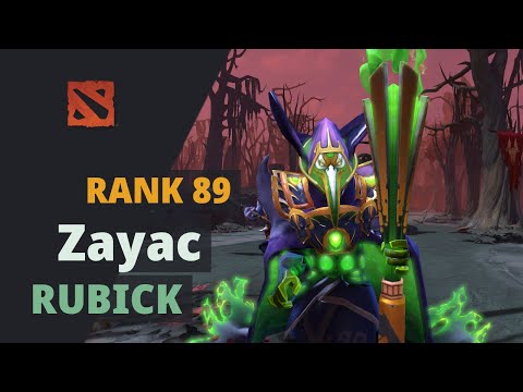 Zayac (Rank 89) plays Rubick Dota 2 Full Game