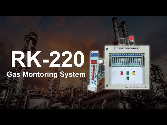 Digital Gas Monitoring Control Rack Multichannel Gas Monitors - Rack Type - Gas Alarm Panel, RK-220-8Ch ...
