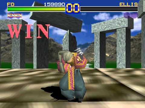 [PSX] Battle Arena Toshinden - Fo Gameplay (v. hard, 50hp)