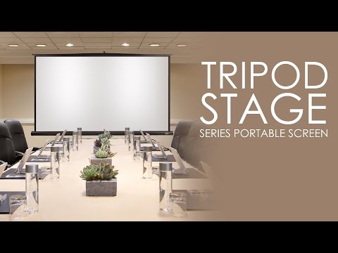 ✅ Elite Screens Tripod Stage Series Portable Projection Screen