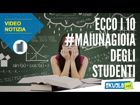 Ecco i 10 #Maiunagioia di ogni studente