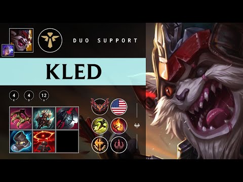 Kled Support vs Alistar - NA Grandmaster Patch 25.22