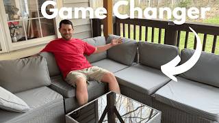 Pamapic 7 Pieces Outdoor Sectional Furniture，Wicker Patio sectional Furniture Sets，All Weather Ratta