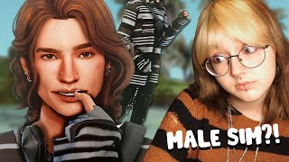 Attempting to make a MALE SIM (hardest challenge ever) + CC List | Sims 4 Create a Sim Challenge
