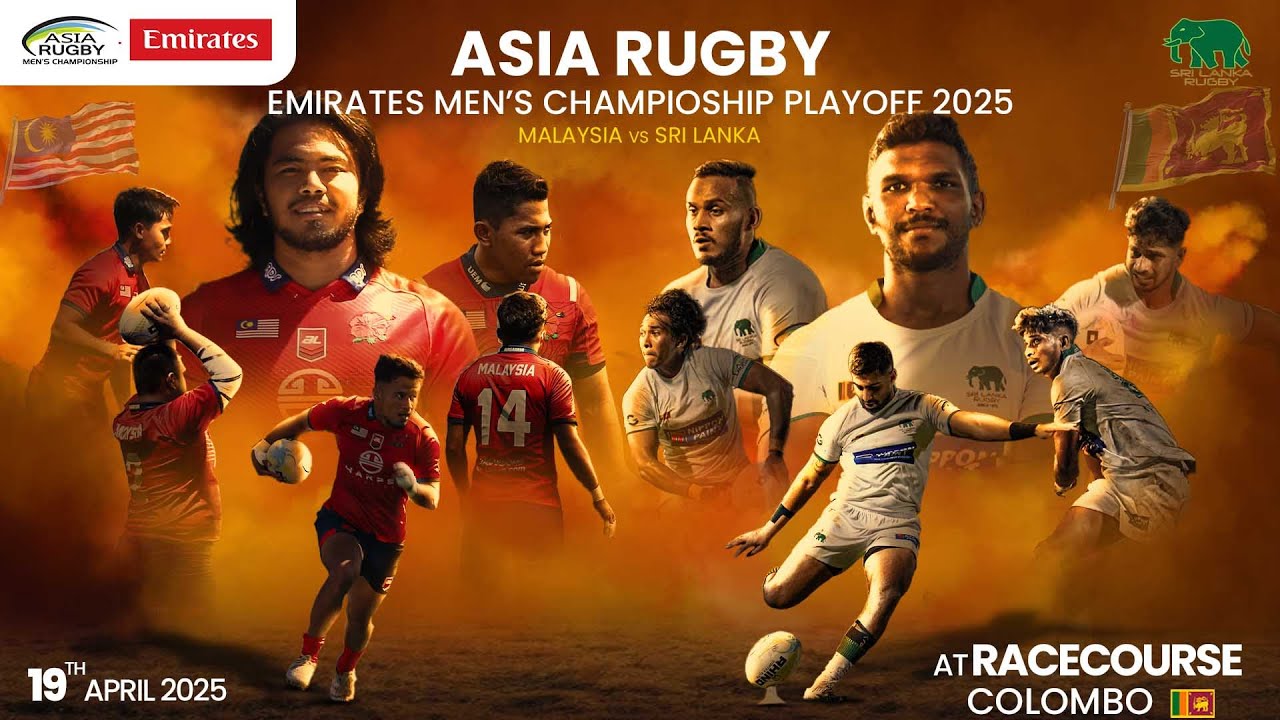 Asia Rugby Emirates Playoff Match 2025 – Sri Lanka vs Malaysia Preview ...
