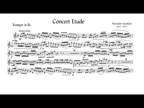 A. F. Goedicke: Concert Study op.49 (Phil Smith, trumpet)