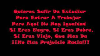 38-D Triste Realidad (Letra)