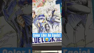 Blue lock coloring book😭 #bluelock #anime #shorts #bllk #isagi #nagi #shidou #unboxing #sae #fyp